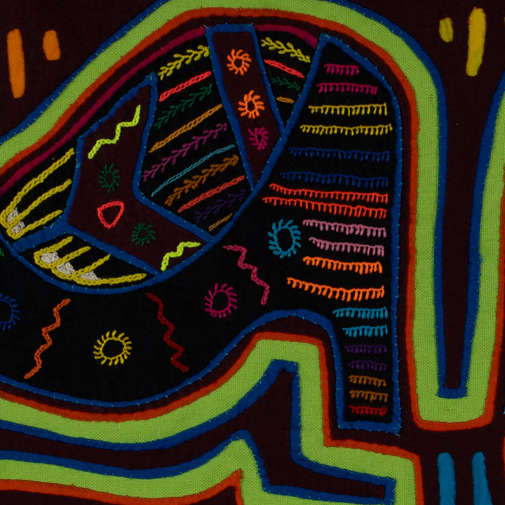 Burgundy And Green Big Foot Roadrunner Mola