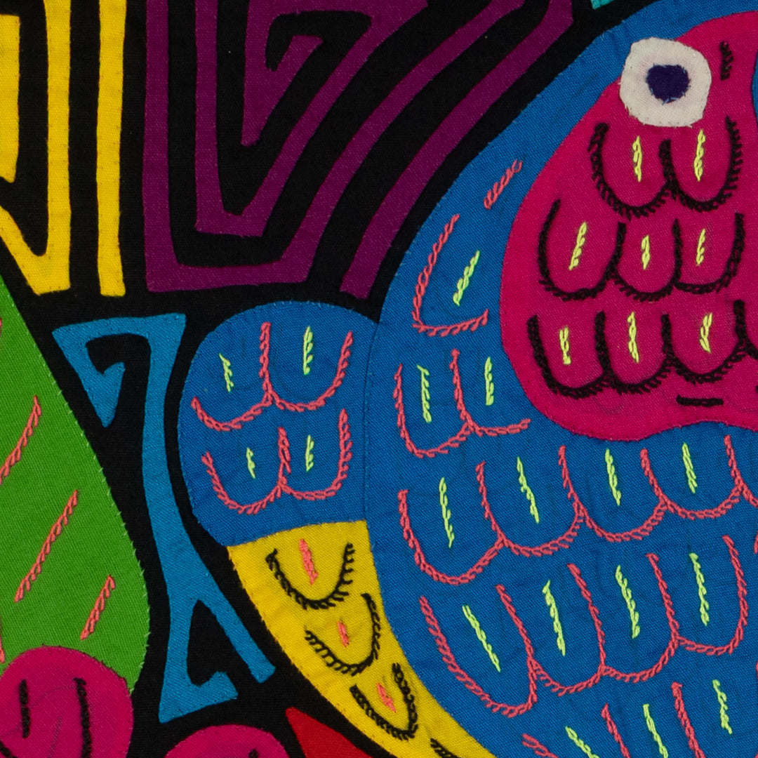 Fantasy Red Blue And Yellow Toucan Bird Mola