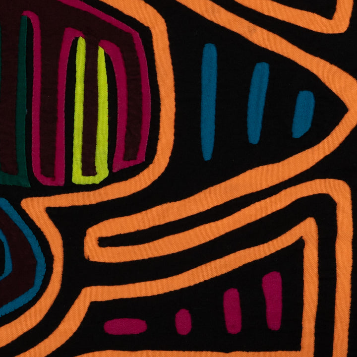 Classic Black And Orange Thunderbird Design Mola