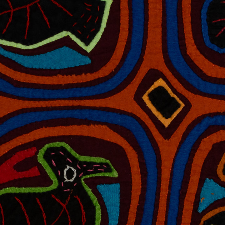 Classic Orange And Blue Chickadee Mola