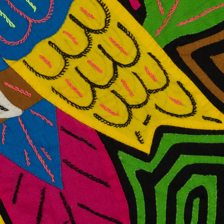 Fantasy Red Blue And Yellow Toucan Bird Mola