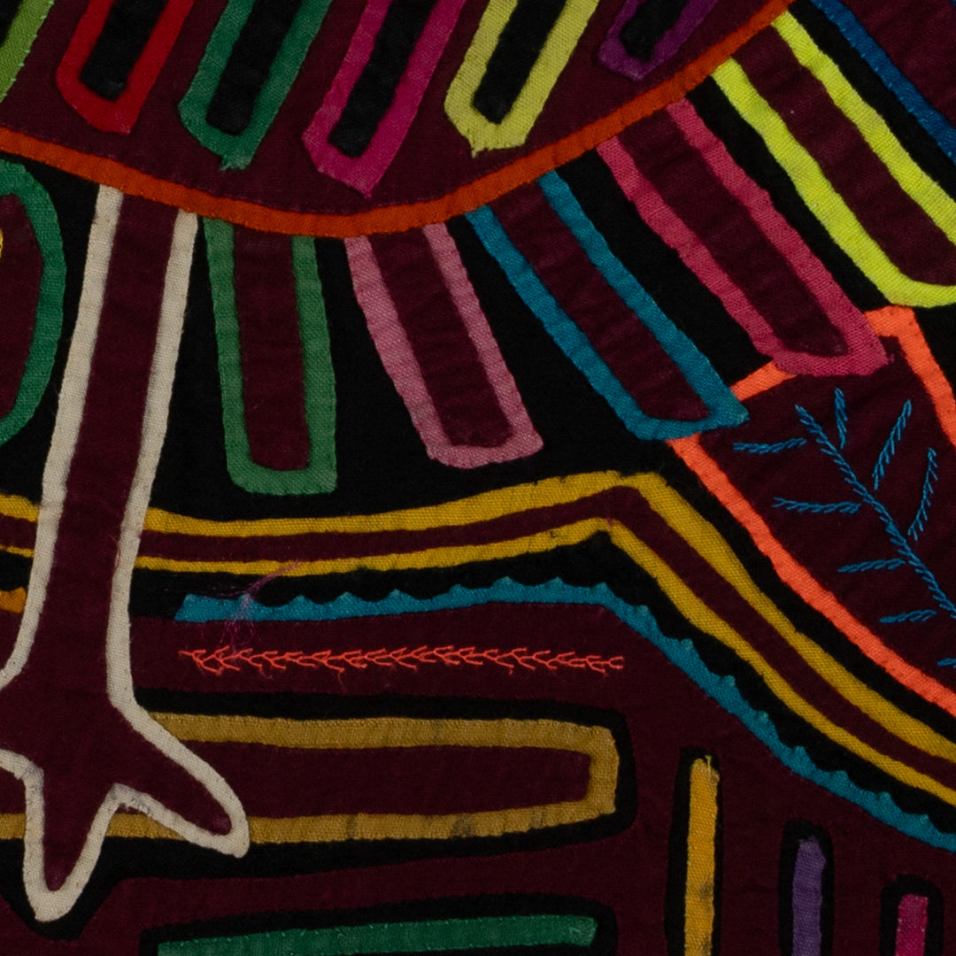 Traditional Multi-Color Parrot Bird Mola