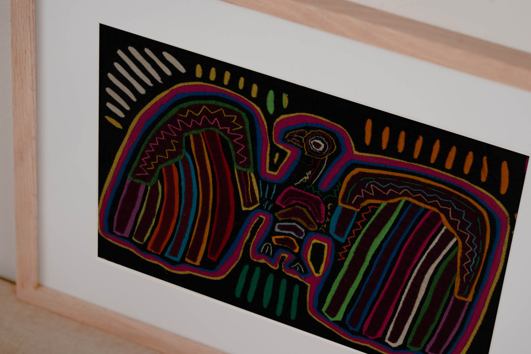 Rainbow Colors Anden Condor Bird Mola