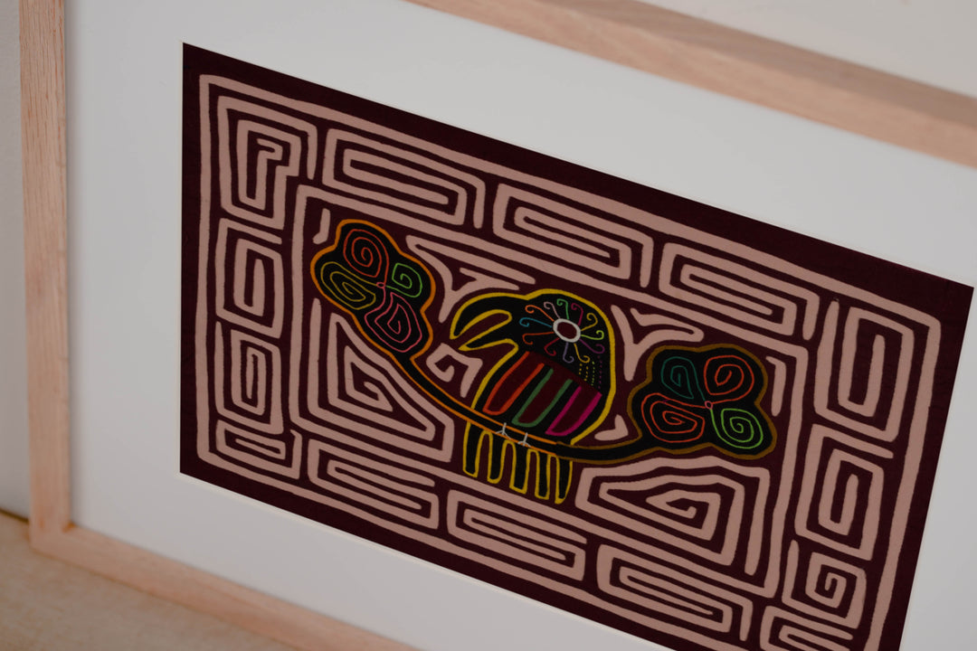 Traditional Greek Key Bird Mola