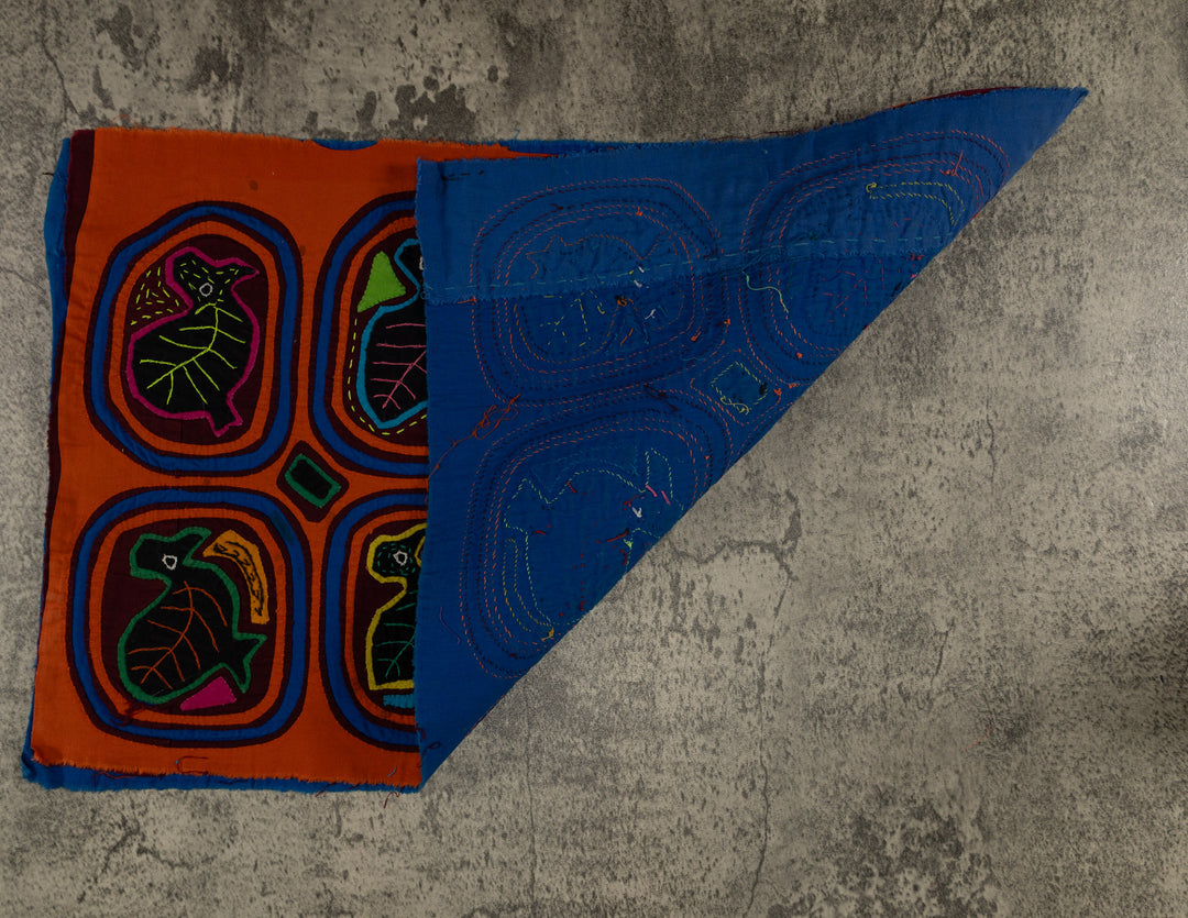 Classic Orange And Blue Chickadee Mola