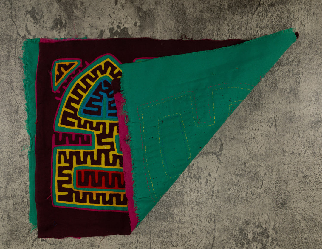 Burgundy And Yellow Arrowhead Mola