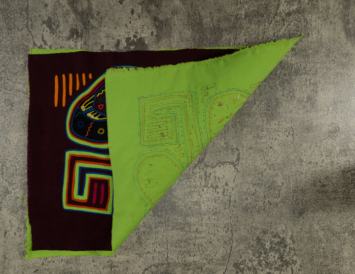 Burgundy And Green Big Foot Roadrunner Mola