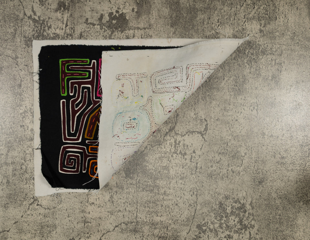 Traditional Multi-Color Happy New Year 2006 Mola