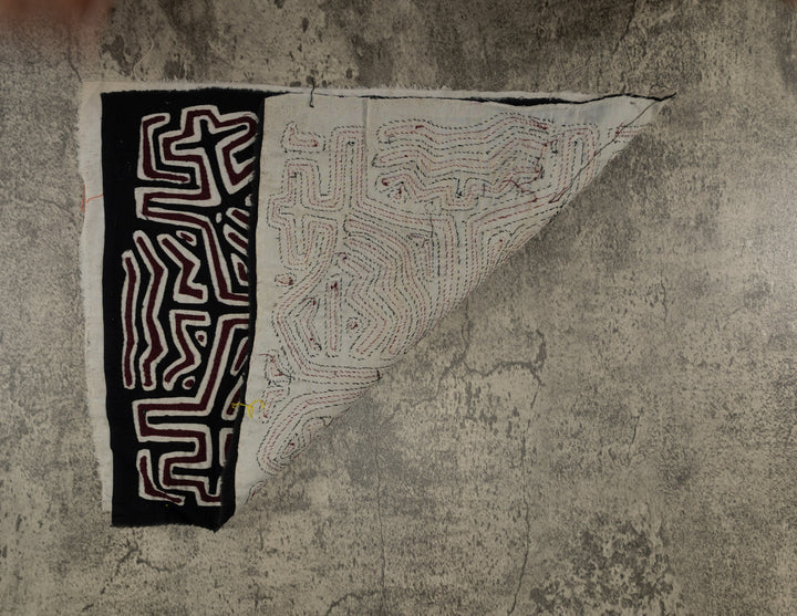 Black White And Maroon Classic Design Mola