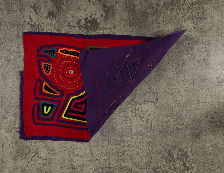 Classic Red Bird Head Mola