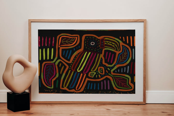 Rainbow Color Toucan Bird Mola