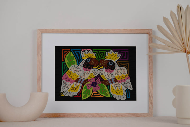 Fantasy Yellow And White Cockatoo Parrot Bird Mola