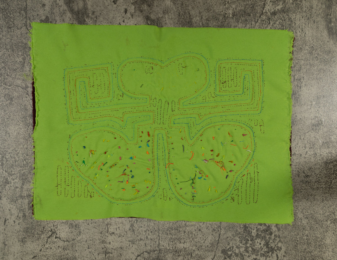 Burgundy And Green Big Foot Roadrunner Mola