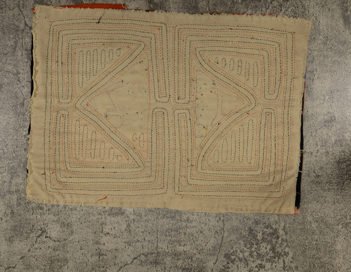 Classic Orange And White Jungle Bird Mola