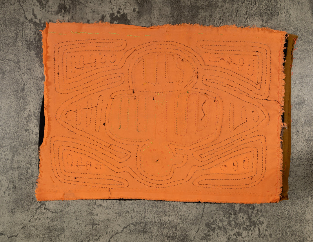 Classic Black And Orange Thunderbird Design Mola