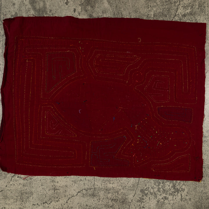 Traditional Multi-Color Deer In The Jungle Mola