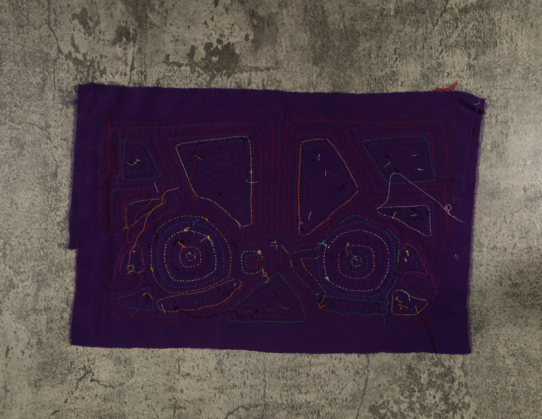 Classic Red Bird Head Mola