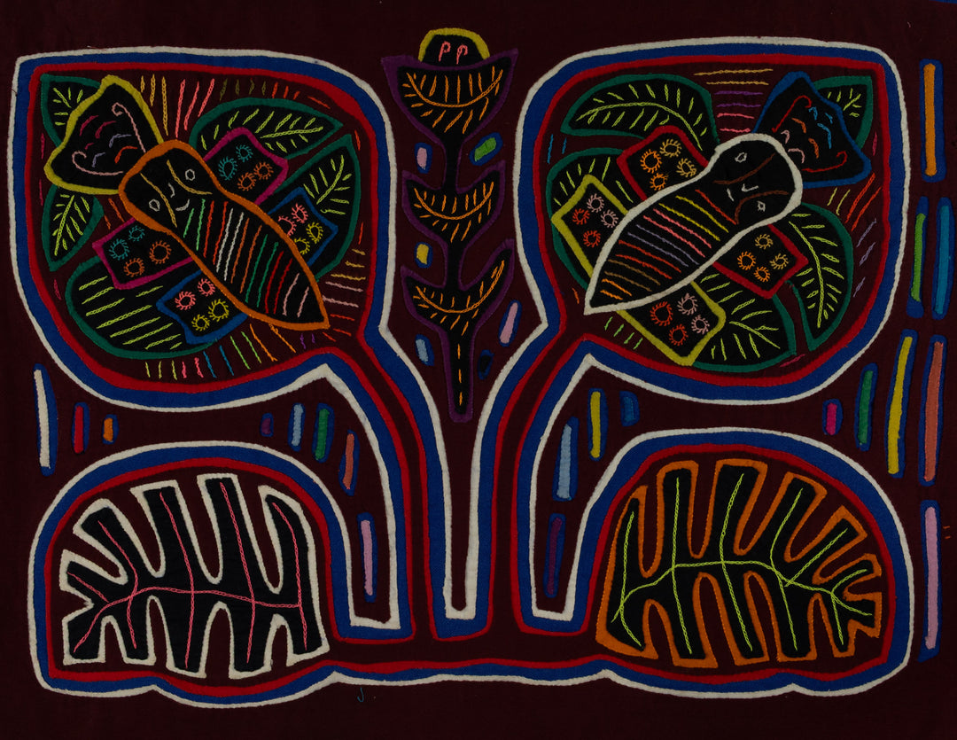 Multi-Color Bumblebee And Floral Flower Mola