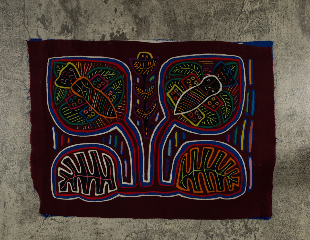 Multi-Color Bumblebee And Floral Flower Mola