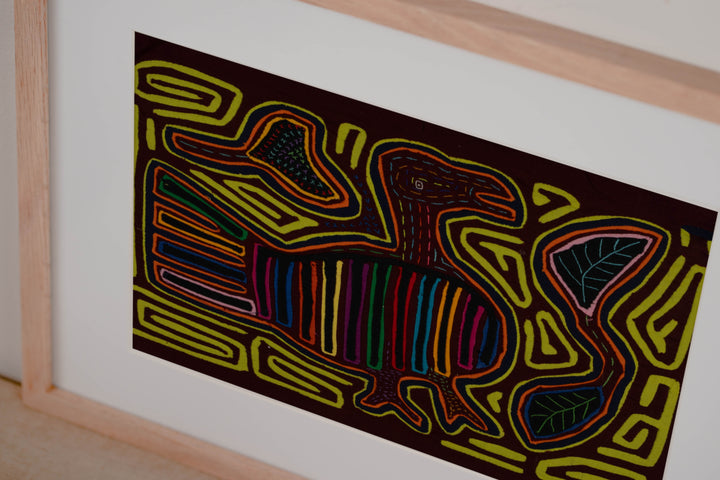 Traditional Multi-Color Goose Bird Mola