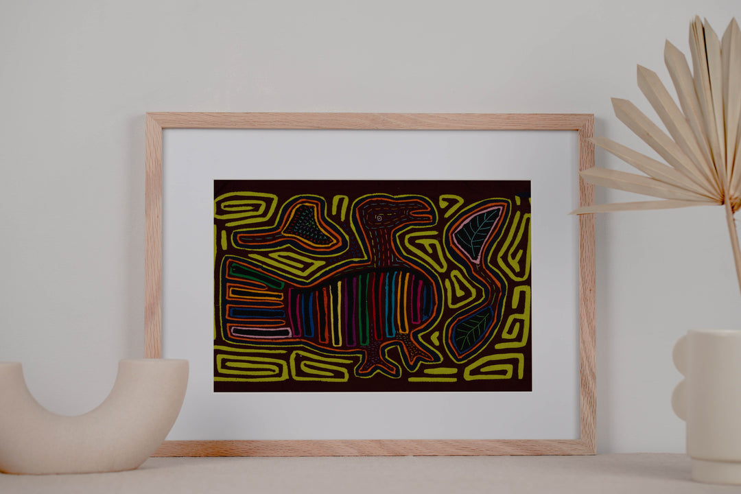 Traditional Multi-Color Goose Bird Mola