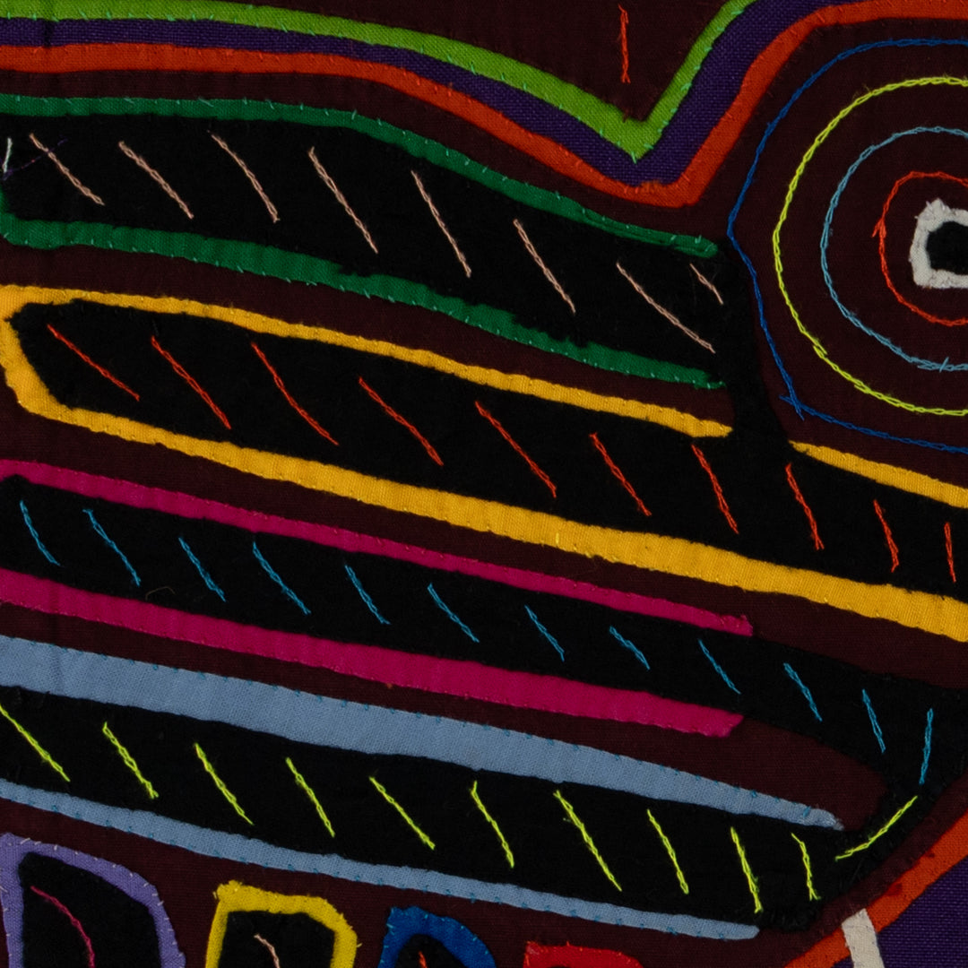 Classic Rainbow Colors Hummingbird And Flower Mola