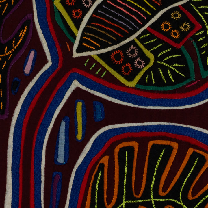 Multi-Color Bumblebee And Floral Flower Mola