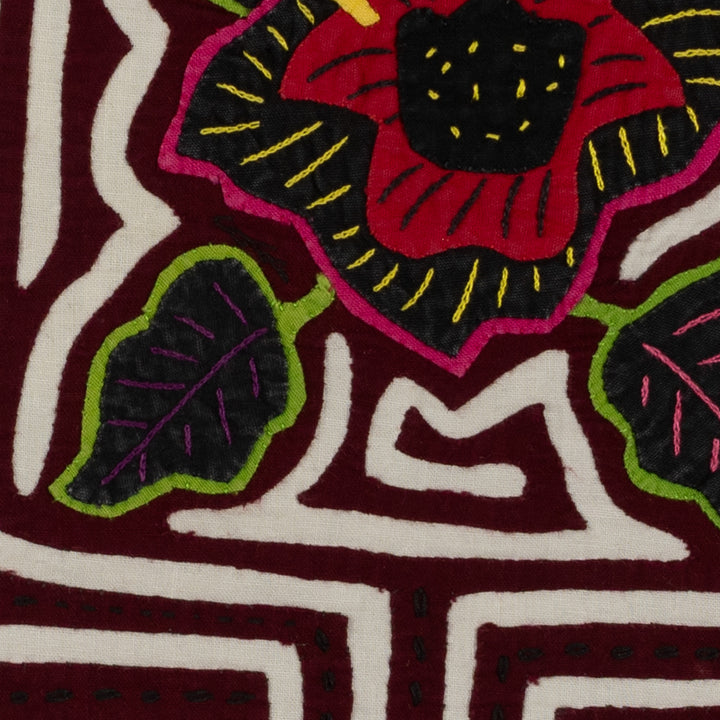 Traditional Hummingbird Bee And Flower Mola