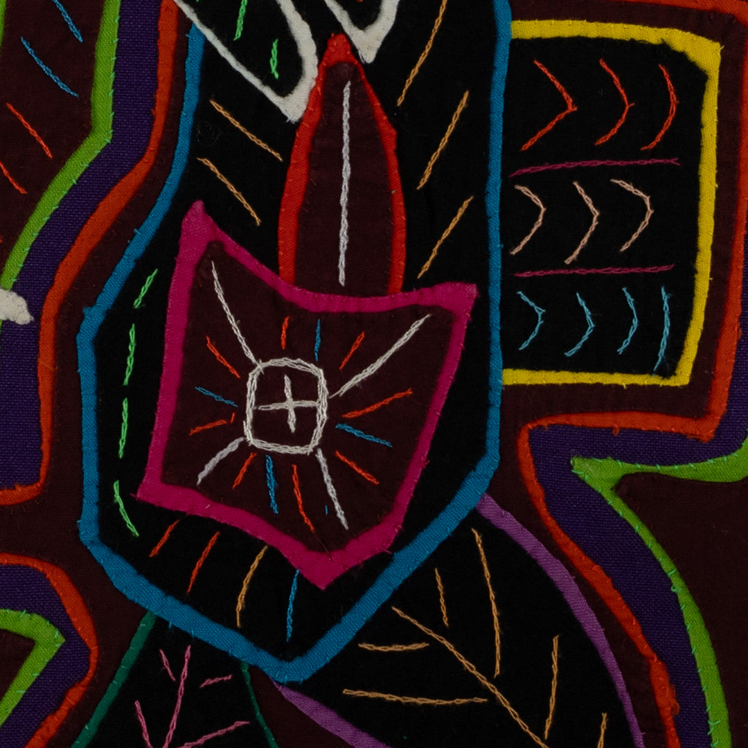 Classic Rainbow Colors Hummingbird And Flower Mola