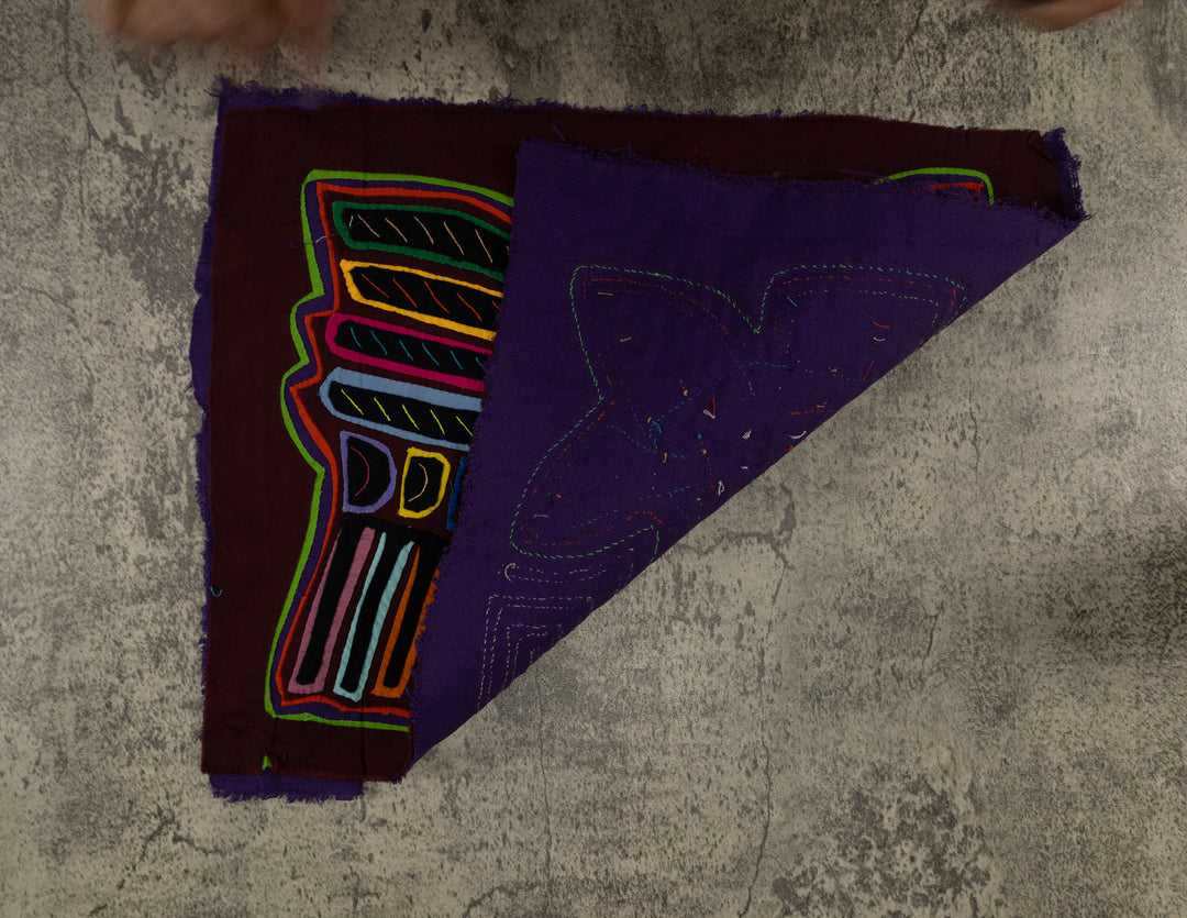 Classic Rainbow Colors Hummingbird And Flower Mola