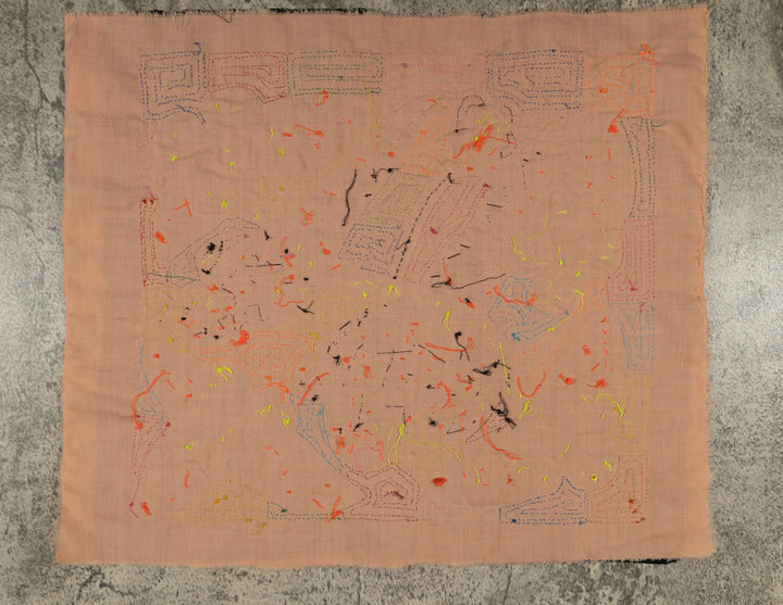 Fantasy Green And Pink Two Parrot Bird Mola