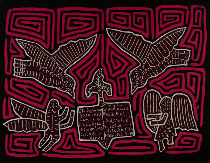 Classic Black And Pink Religious Bible Mola