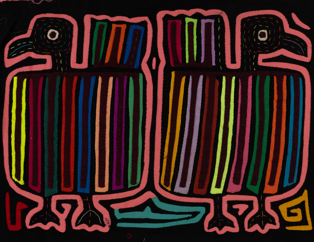 Classic Rainbow Colors Peacock Bird Mola