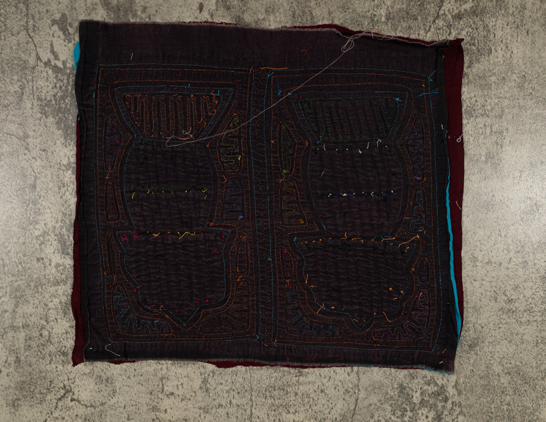 Traditional Burgundy And Blue Classic Design Mola