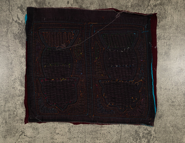 Traditional Burgundy And Blue Classic Design Mola