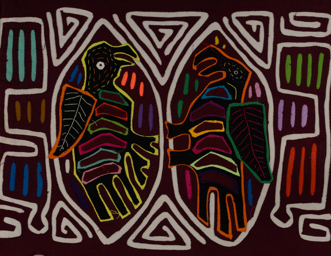 Classic Burgundy And White Buzzard Bird Mola