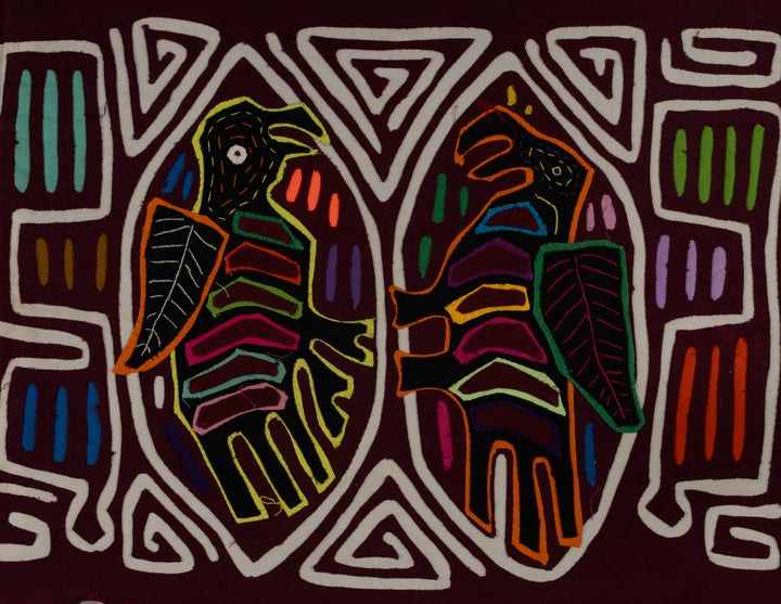 Classic Burgundy And White Buzzard Bird Mola