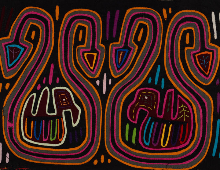 Purple Orange And Black Duck In Jug Mola