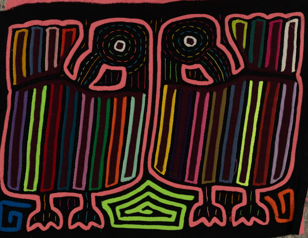 Classic Rainbow Colors Peacock Bird Mola