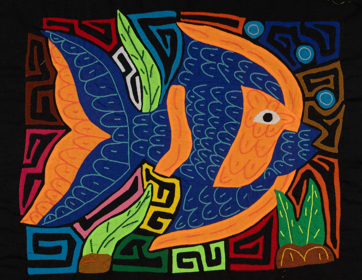 Fantasy Orange And Blue Angel Fish Mola