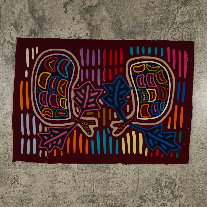 Traditional Multi-Color Autumn Leaf Mola