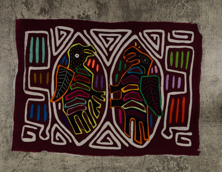 Classic Burgundy And White Buzzard Bird Mola