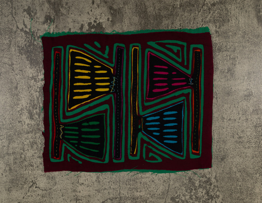 Burgundy And Green Hatchet Axe Mola