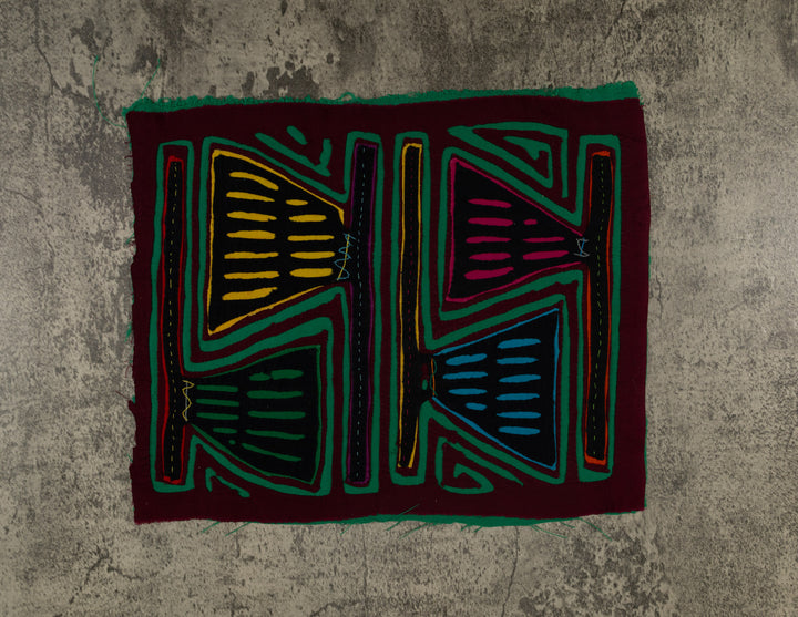 Burgundy And Green Hatchet Axe Mola