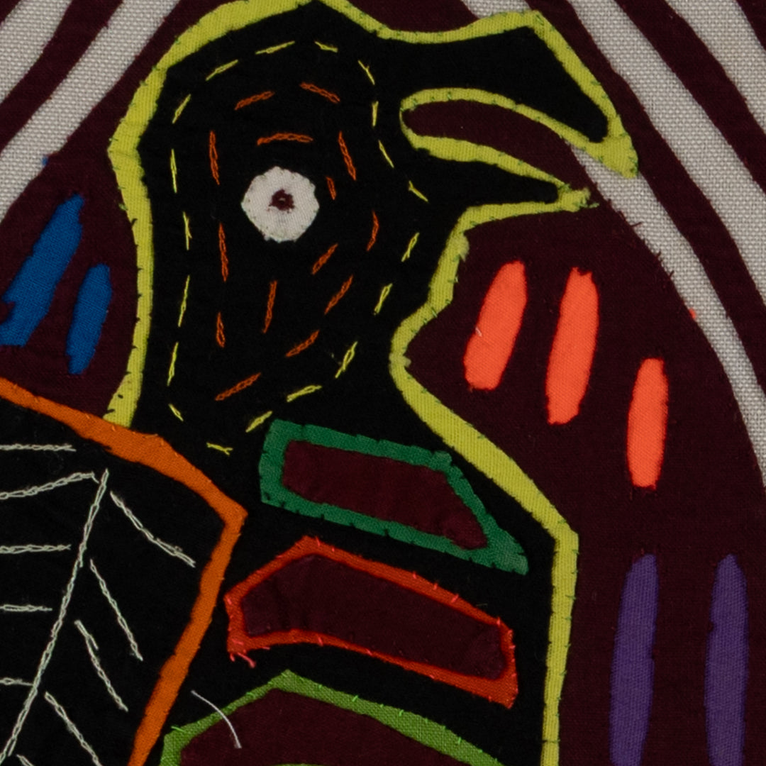 Classic Burgundy And White Buzzard Bird Mola