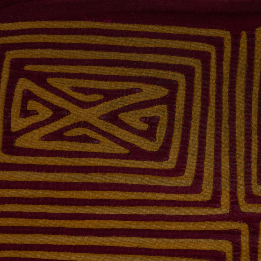 Vintage Burgundy And Brown Classic Design Mola