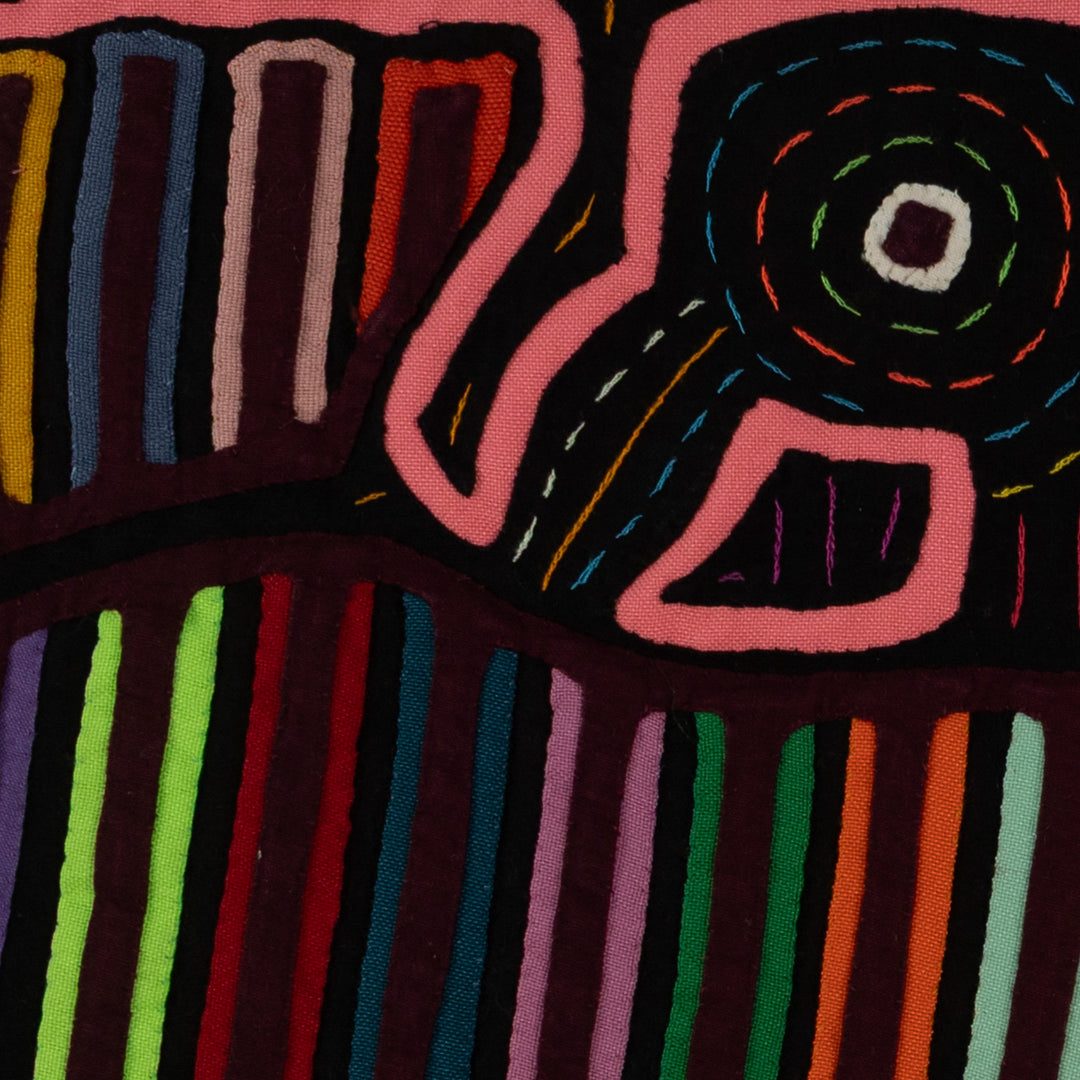 Classic Rainbow Colors Peacock Bird Mola