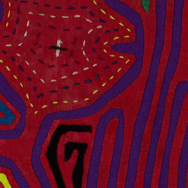 Vintage Red Speaking Out Of Both sides Of Mouth Mola