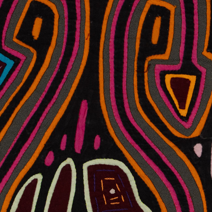 Purple Orange And Black Duck In Jug Mola