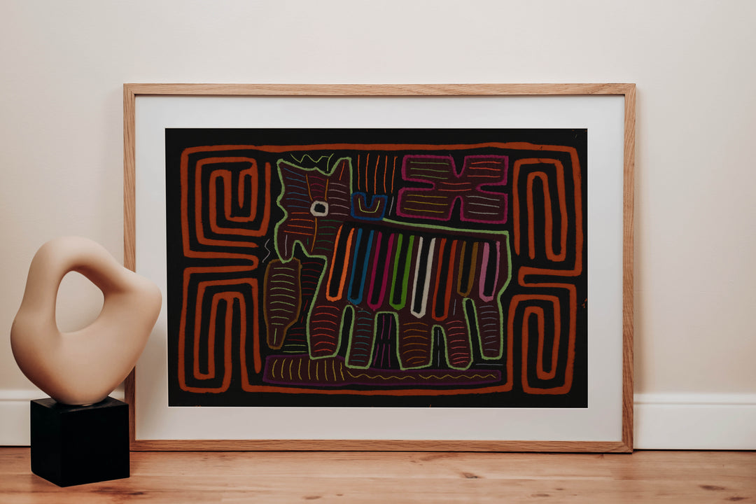 Classic Black And Orange Lonely Puppy Dog Mola